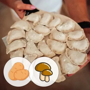 Вареники с картошкой и грибами